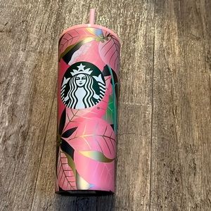 NWT Starbucks Floral Tumbler